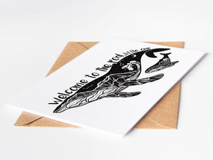 Welcome to the Pod, Little One!; Greeting Card