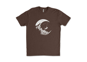 Moon and Climber, Unisex Tee