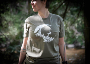 Moon and Climber, Unisex Tee