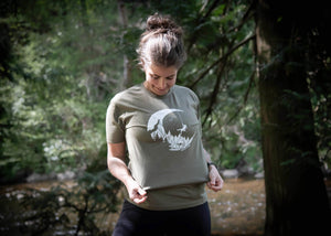 Moon and Climber, Unisex Tee