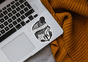 Winter Bear Sticker
