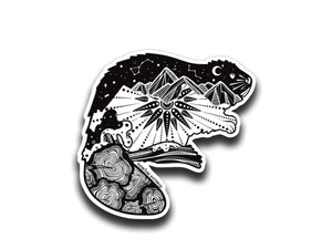 Beaver Sticker - Mountain Mornings - Sticker