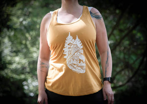 Forest Heart, Women's Tank Top - Mountain Mornings - Tank Top