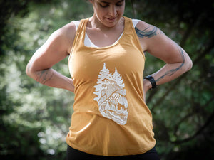 Forest Heart, Women's Tank Top - Mountain Mornings - Tank Top