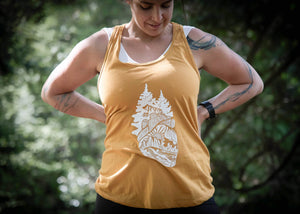 Forest Heart, Women's Tank Top - Mountain Mornings - Tank Top