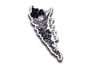 Haida Gwaii Sticker - Mountain Mornings - Sticker
