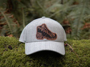 Hiking Boot Trucker Hat - Mountain Mornings - Hat