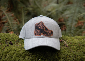 Hiking Boot Trucker Hat - Mountain Mornings - Hat