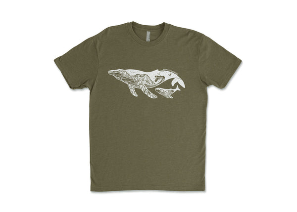 Little Whale, Unisex Tee - Mountain Mornings - T-Shirt