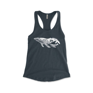 Little Whale, Women's Tank Top - Mountain Mornings - Tank Top