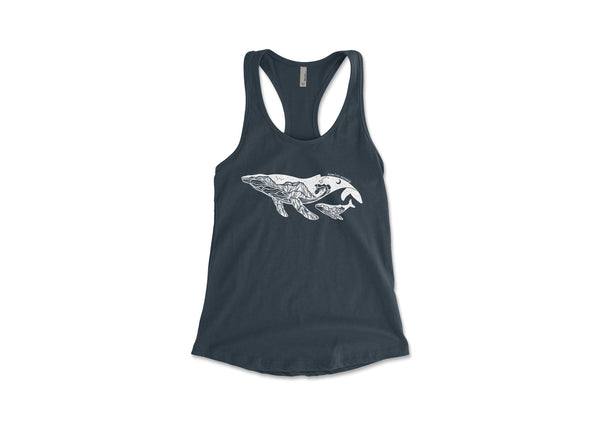 Little Whale, Women's Tank Top - Mountain Mornings - Tank Top