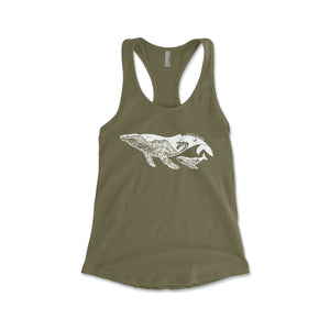 Little Whale, Women's Tank Top - Mountain Mornings - Tank Top