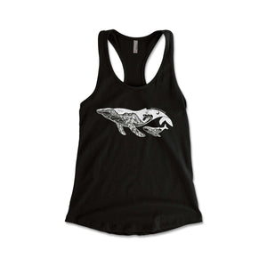 Little Whale, Women's Tank Top - Mountain Mornings - Tank Top