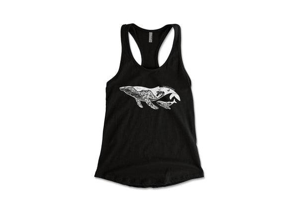 Little Whale, Women's Tank Top - Mountain Mornings - Tank Top