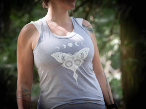 Luna Moth, Women's Tank Top - Mountain Mornings - Tank Top