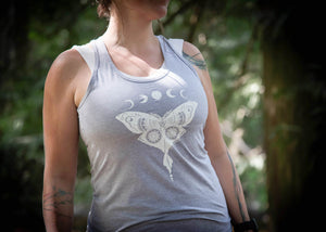 Luna Moth, Women's Tank Top - Mountain Mornings - Tank Top