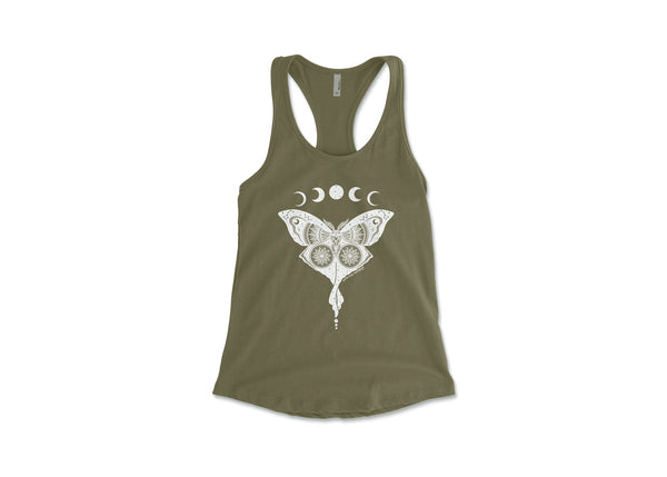 Luna Moth, Women's Tank Top - Mountain Mornings - Tank Top