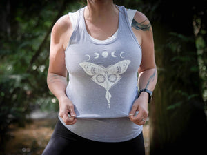 Luna Moth, Women's Tank Top - Mountain Mornings - Tank Top
