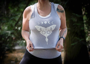 Luna Moth, Women's Tank Top - Mountain Mornings - Tank Top