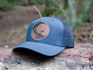 Moon and Climber Trucker Hat - Mountain Mornings - Hat