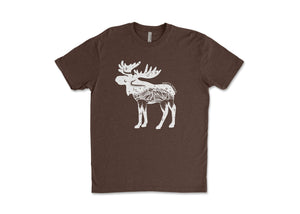 Moose, Unisex Tee - Mountain Mornings - T-Shirt