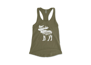 Moose, Women's Tank Top - Mountain Mornings - Tank Top