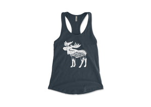 Moose, Women's Tank Top - Mountain Mornings - Tank Top