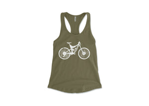 Mountain Bike, Women's Tank Top - Mountain Mornings - Tank Top
