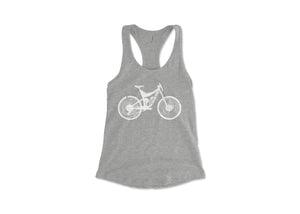 Mountain Bike, Women's Tank Top - Mountain Mornings - Tank Top