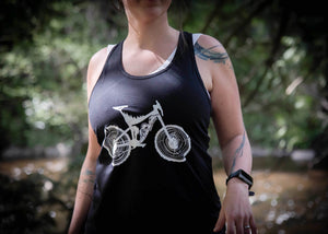 Mountain Bike, Women's Tank Top - Mountain Mornings - Tank Top