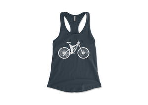 Mountain Bike, Women's Tank Top - Mountain Mornings - Tank Top