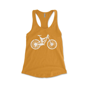 Mountain Bike, Women's Tank Top - Mountain Mornings - Tank Top