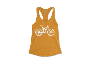 Mountain Bike, Women's Tank Top - Mountain Mornings - Tank Top