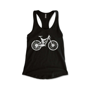Mountain Bike, Women's Tank Top - Mountain Mornings - Tank Top