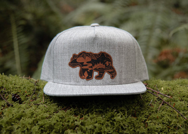 Roaming Bear Flat Bill Hat - Mountain Mornings - Hat