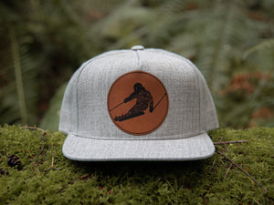 Skier Flat Bill Hat - Mountain Mornings - Hat