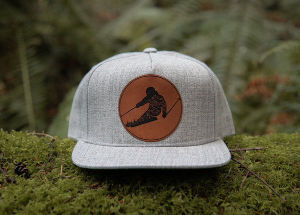 Skier Flat Bill Hat - Mountain Mornings - Hat