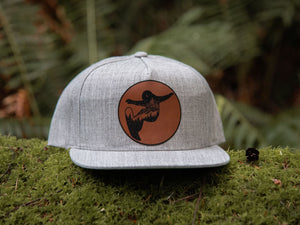 Snowboarder Flat Bill Hat - Mountain Mornings - Hat