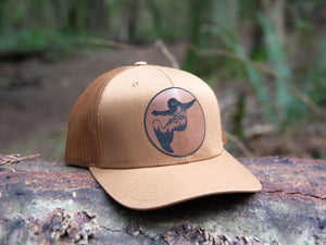 Snowboarder Trucker Hat - Mountain Mornings - Hat