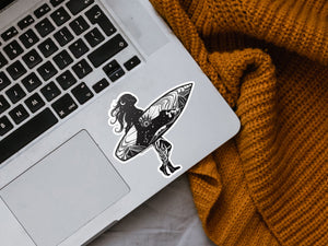 Surfer Sticker - Mountain Mornings - Sticker