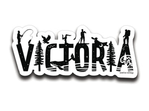 Victoria Sticker - Mountain Mornings - Sticker