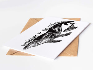 Welcome to the Pod, Little One!; Greeting Card