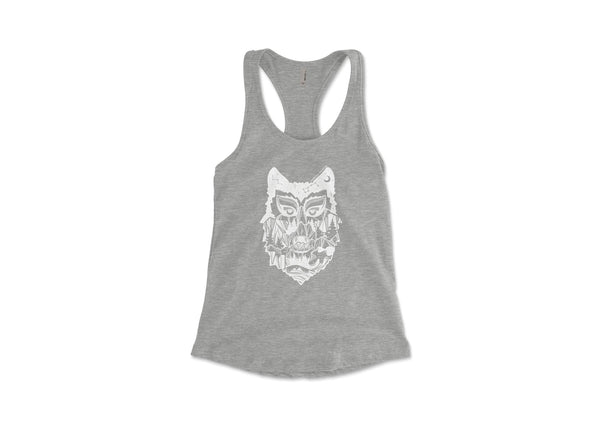 Wolf, Women's Tank Top - Mountain Mornings - Tank Top