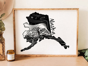 Alaska Print - Mountain Mornings - Prints