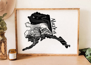 Alaska Print - Mountain Mornings - Prints