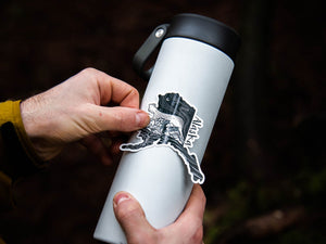 Alaska Sticker - Mountain Mornings - Sticker