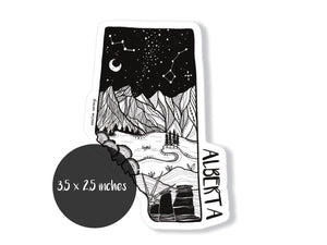 Alberta Sticker - Mountain Mornings - Sticker