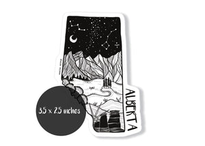 Alberta Sticker - Mountain Mornings - Sticker