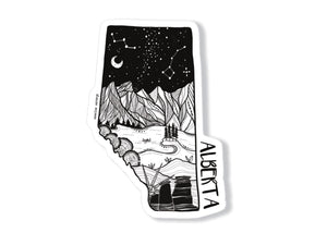 Alberta Sticker - Mountain Mornings - Sticker
