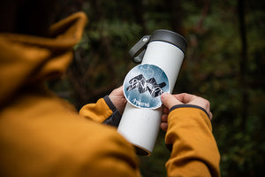 Aquarius Zodiac Sign Sticker - Mountain Mornings - Sticker